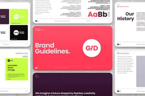 Download Brand Guidelines - Photoshop Template - Template Collection