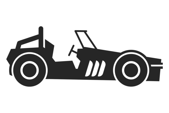 Download Motor Race Black Icon. Speed Car Side Vi - Black Collection