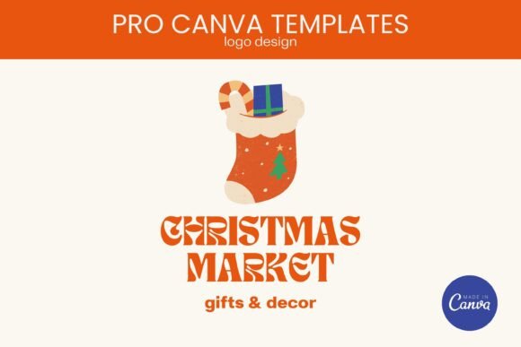 Download Christmas Logo PRO Canva Template - Template Collection