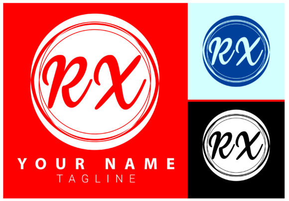 Download RX Initial Letter Signature Logo Design - Letter Collection