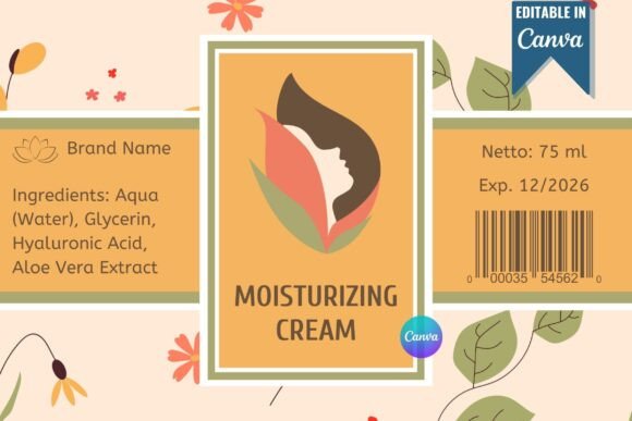 Download Moisturizing Cream Label Template - Template Collection