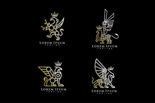 Download Luxury Griffin Logo Icon Template Pack - Template Collection